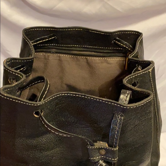 Moroccan Leather Journey Backpack - Picture 7 of 14